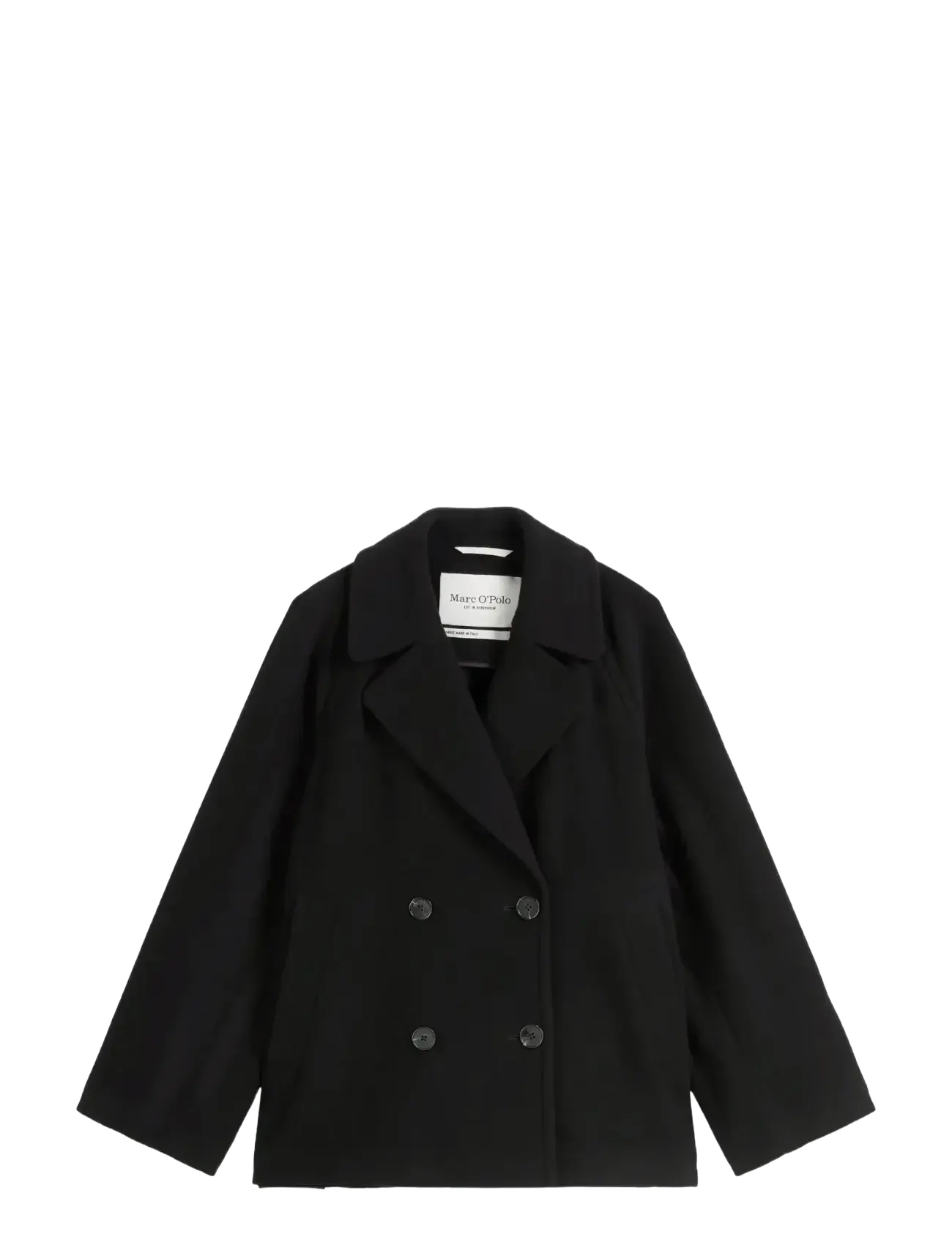 Marc O'Polo Woven Outdoor Jackets, 38, Black, Jakker > Uldjakker, Dame