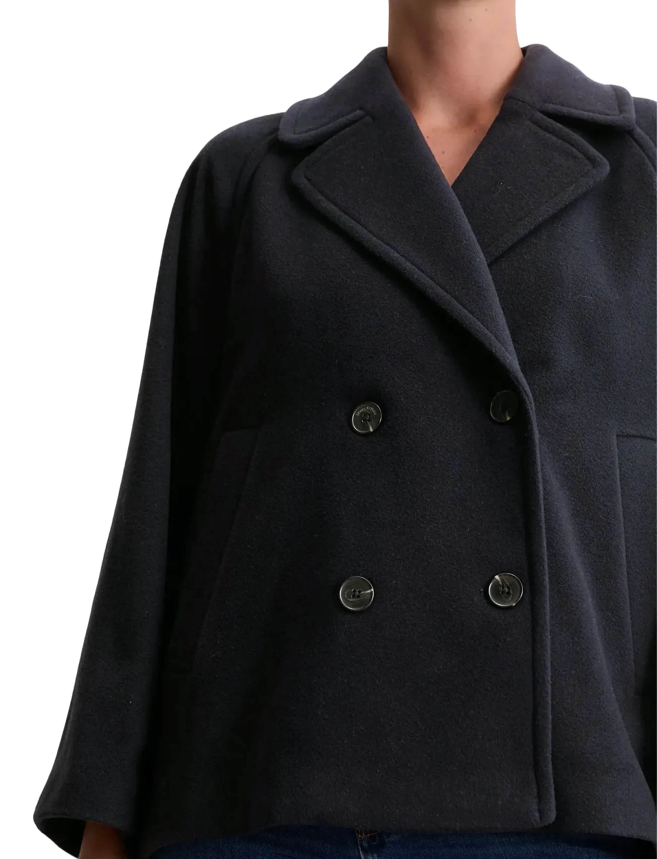 Marc O'Polo - WOVEN OUTDOOR JACKETS - uldjakker - deep night blue - 3