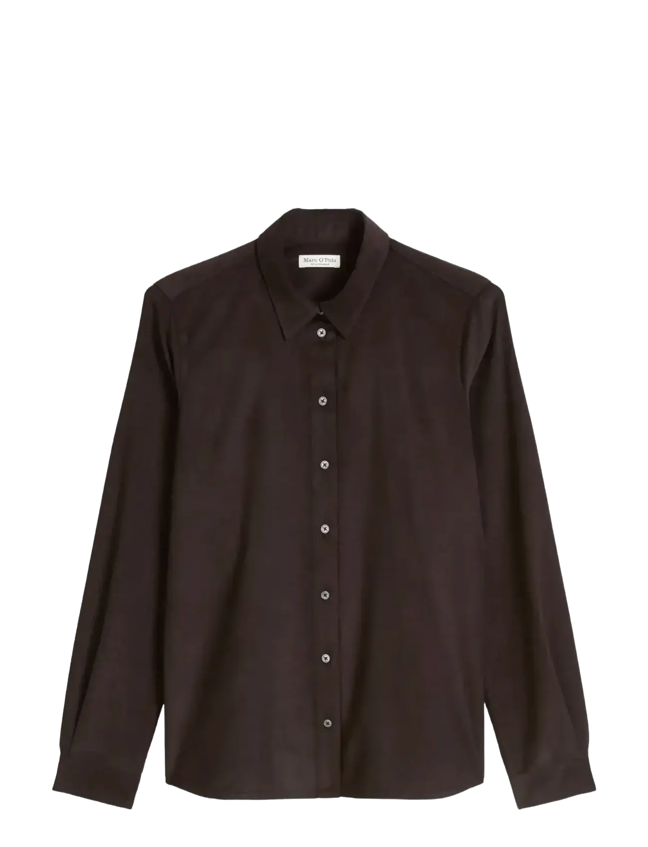 Marc O'Polo - SHIRTS/BLOUSES LONG SLEEVE - dark coffee - 1