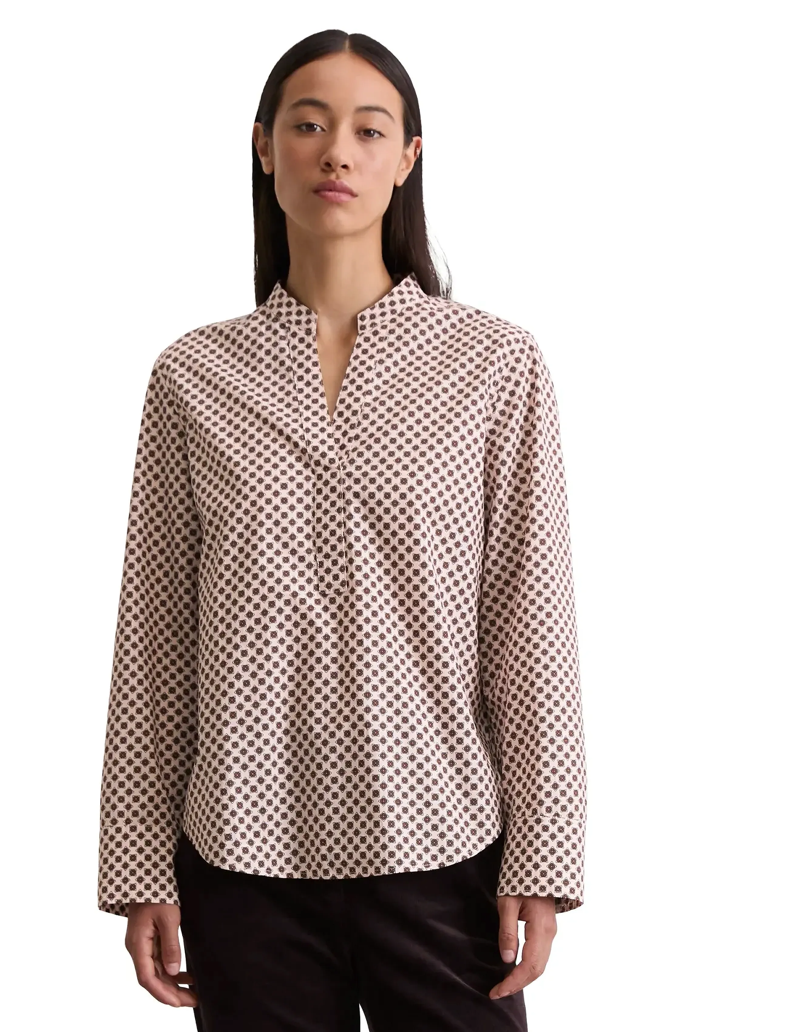 Marc O'Polo Shirts/Blouses Long Sleeve, 34, Shirts, Beige - Long-sleeved, Frauen