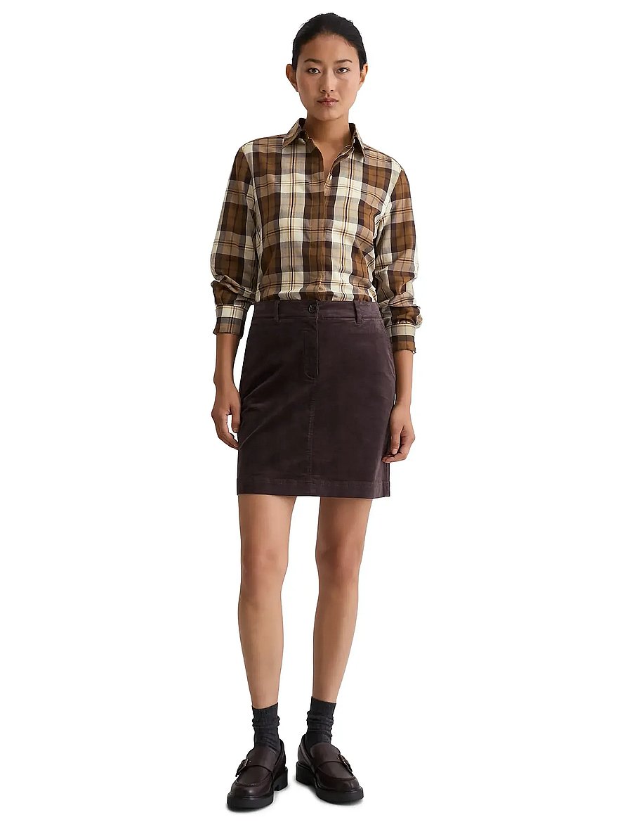 Marc O'Polo - WOVEN SKIRTS - kurze röcke - dark coffee - 4