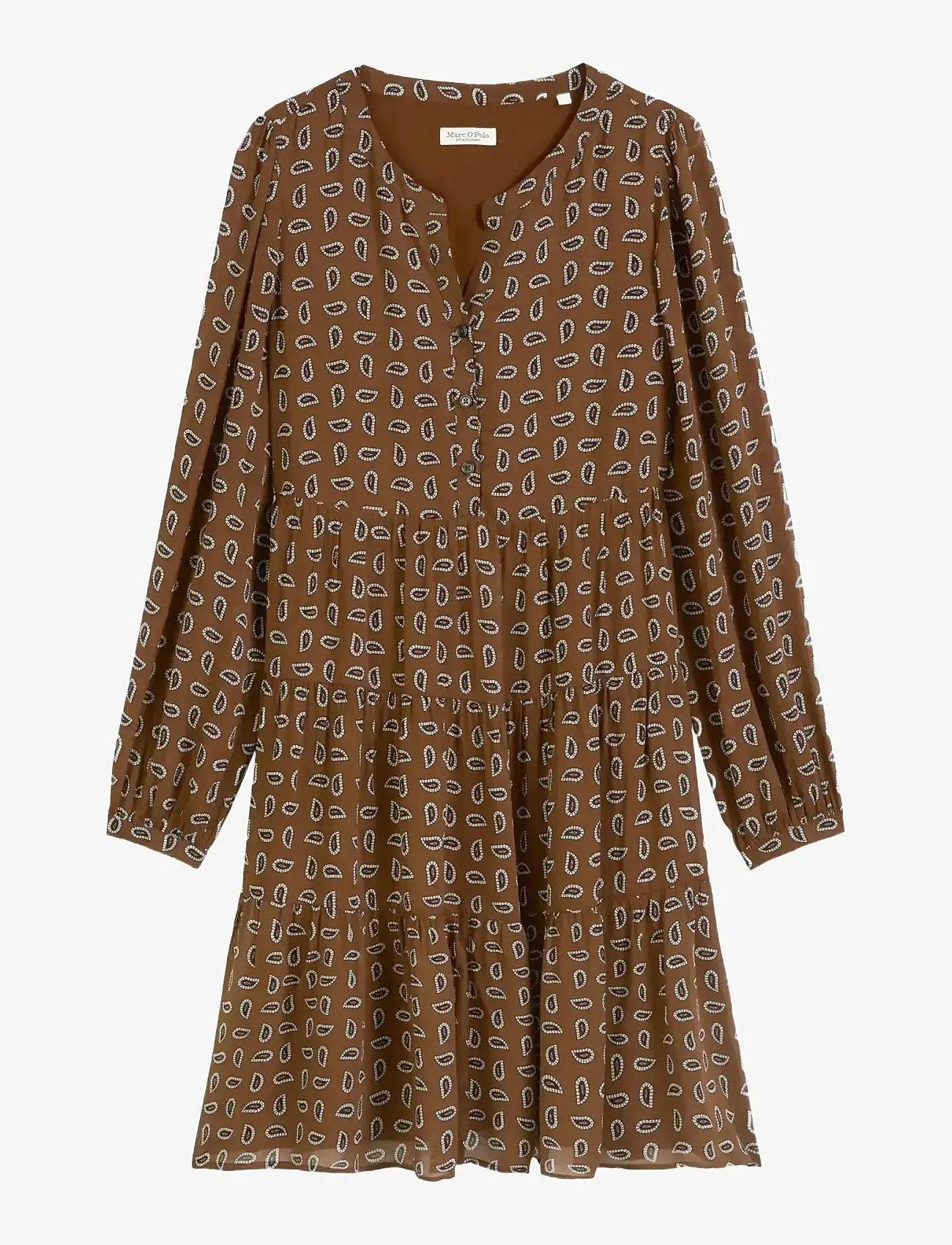 Marc O'Polo - WOVEN DRESSES - minikleidid - multi/warm brown - 0
