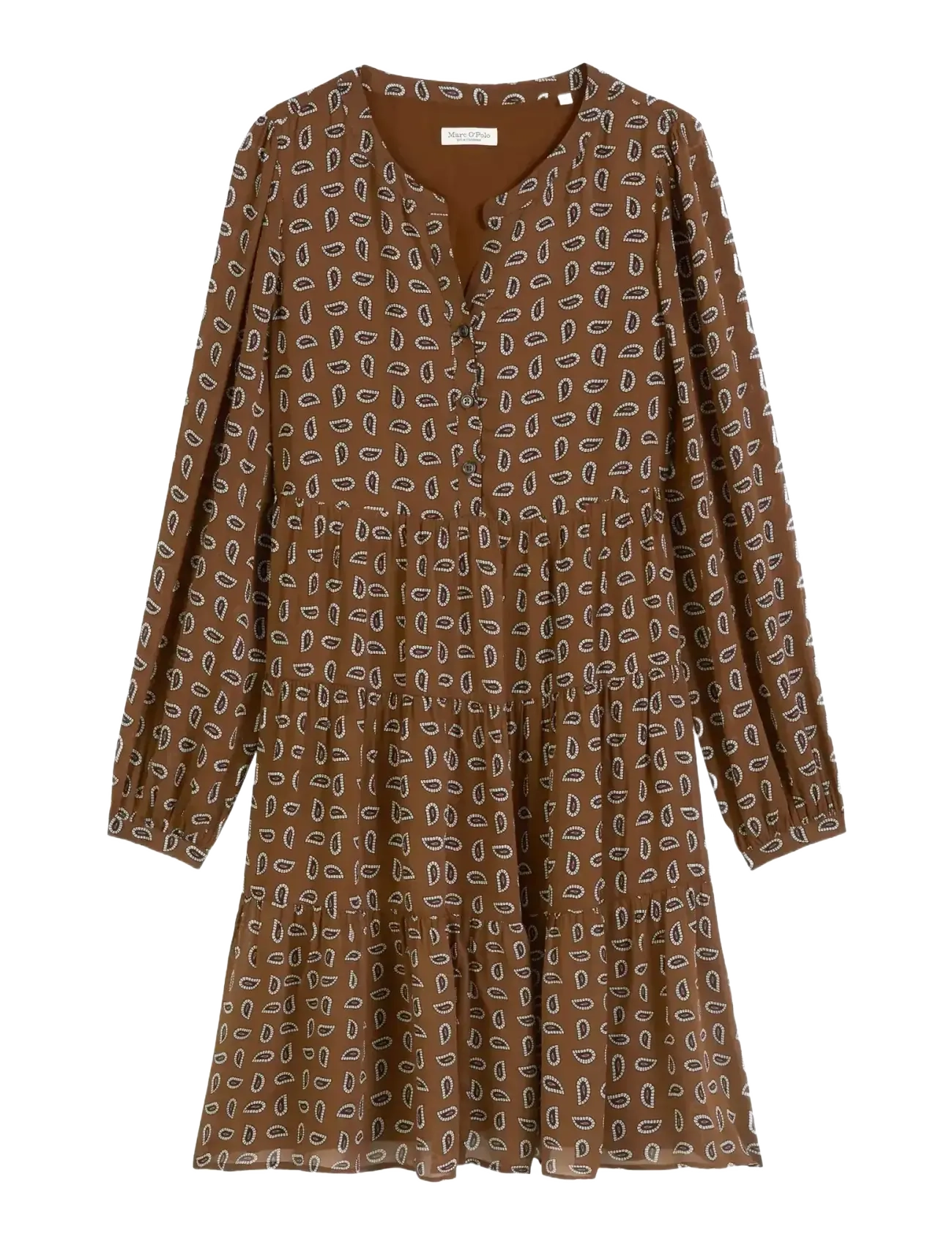 Marc O'Polo WOVEN DRESSES - Marc O'Polo - MULTI/WARM BROWN / brown