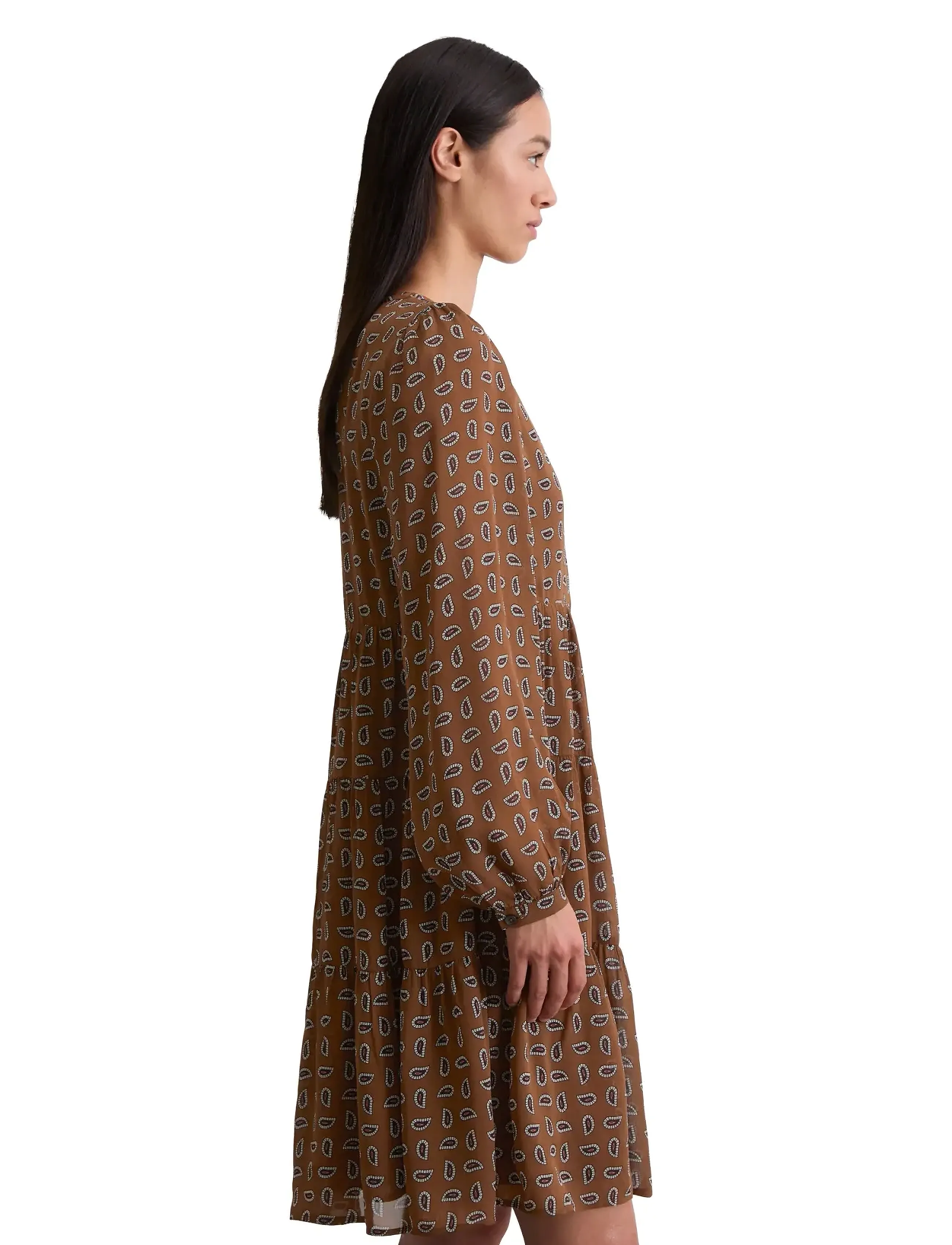 Marc O'Polo - WOVEN DRESSES - sukienki krótkie - multi/warm brown - 4