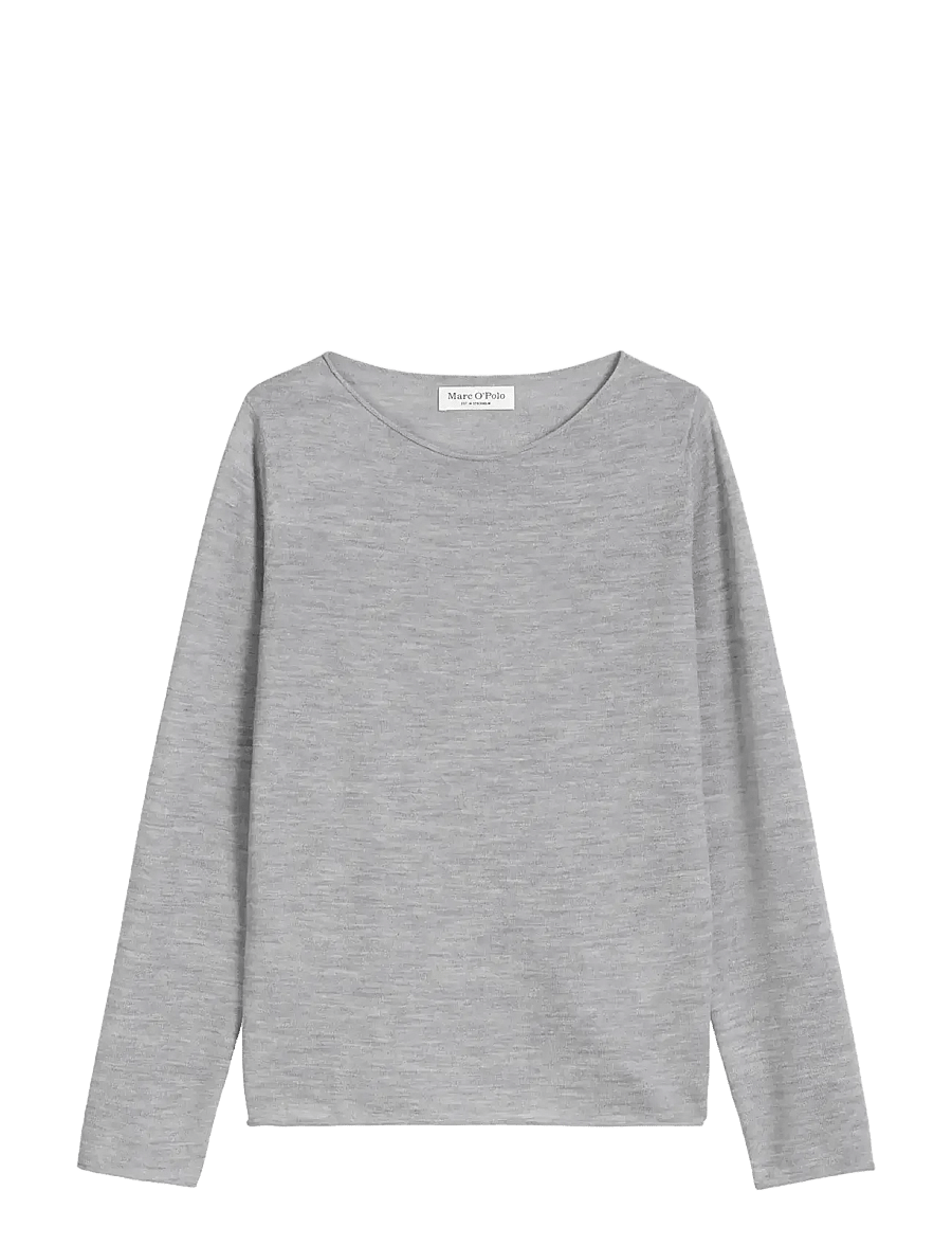 Marc O'Polo - PULLOVER LONG SLEEVE - jumpers - grey granite melange - 1