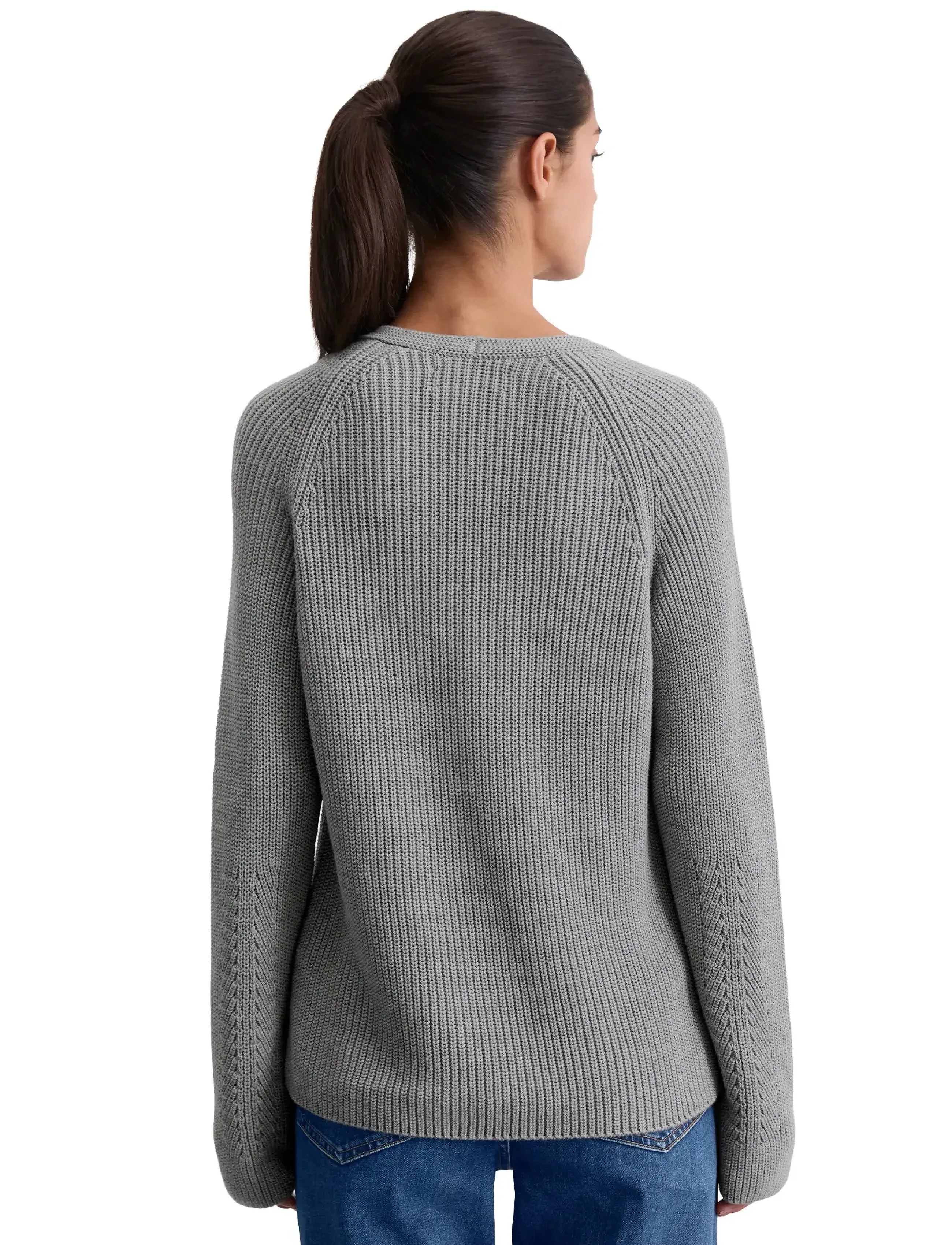 Marc O'Polo - PULLOVER LONG SLEEVE - grey granite melange - 2