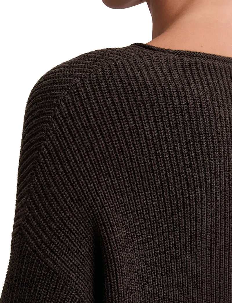 Marc O'Polo - PULLOVER LONG SLEEVE - dark coffee - 3