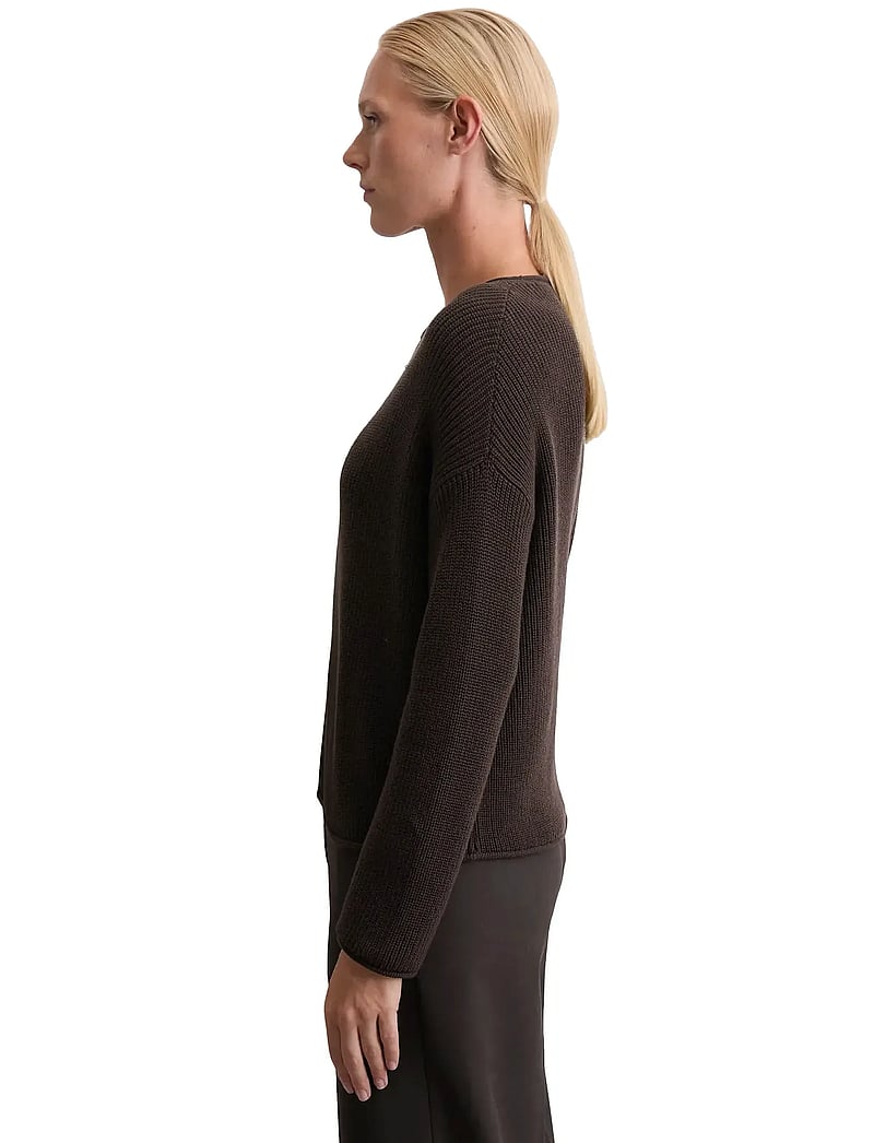 Marc O'Polo - PULLOVER LONG SLEEVE - dark coffee - 4