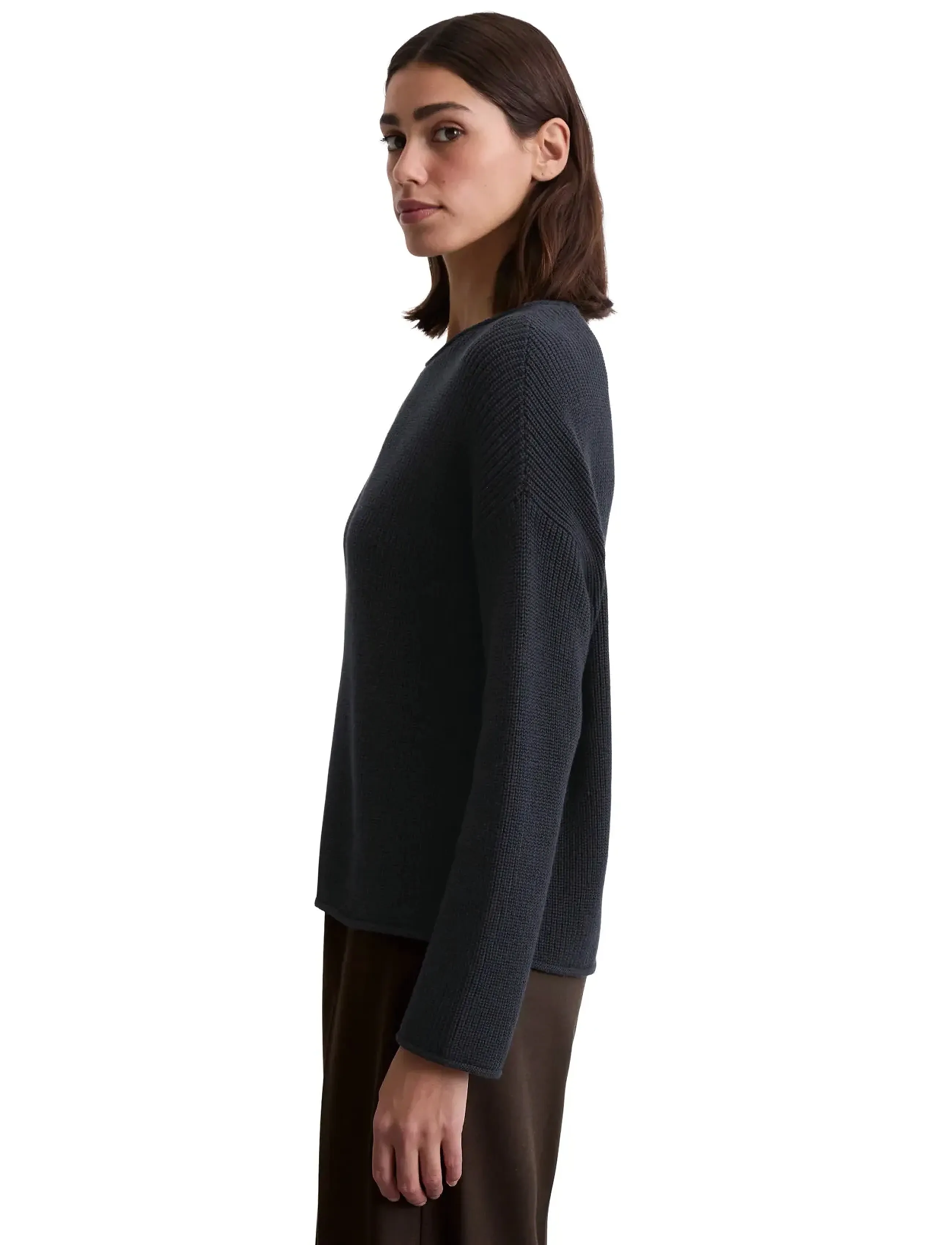 Marc O'Polo - PULLOVER LONG SLEEVE - deep night blue - 4