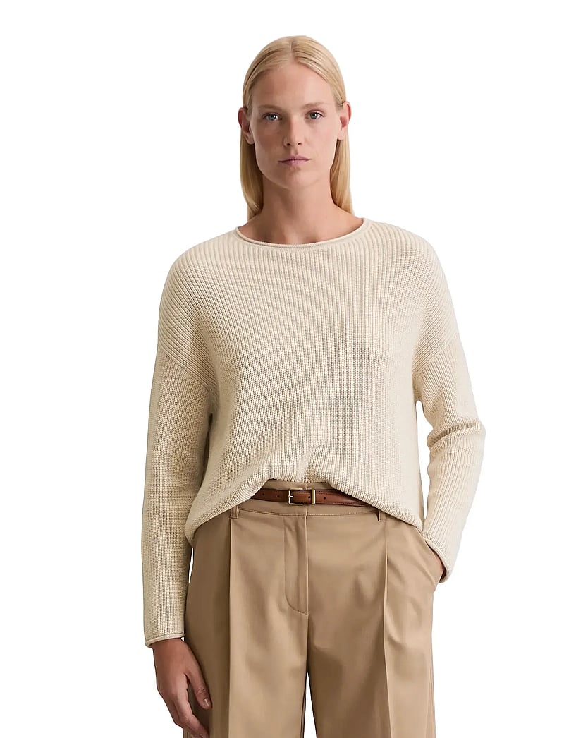Marc O'Polo - PULLOVER LONG SLEEVE - sviitrid - sandy melange - 0