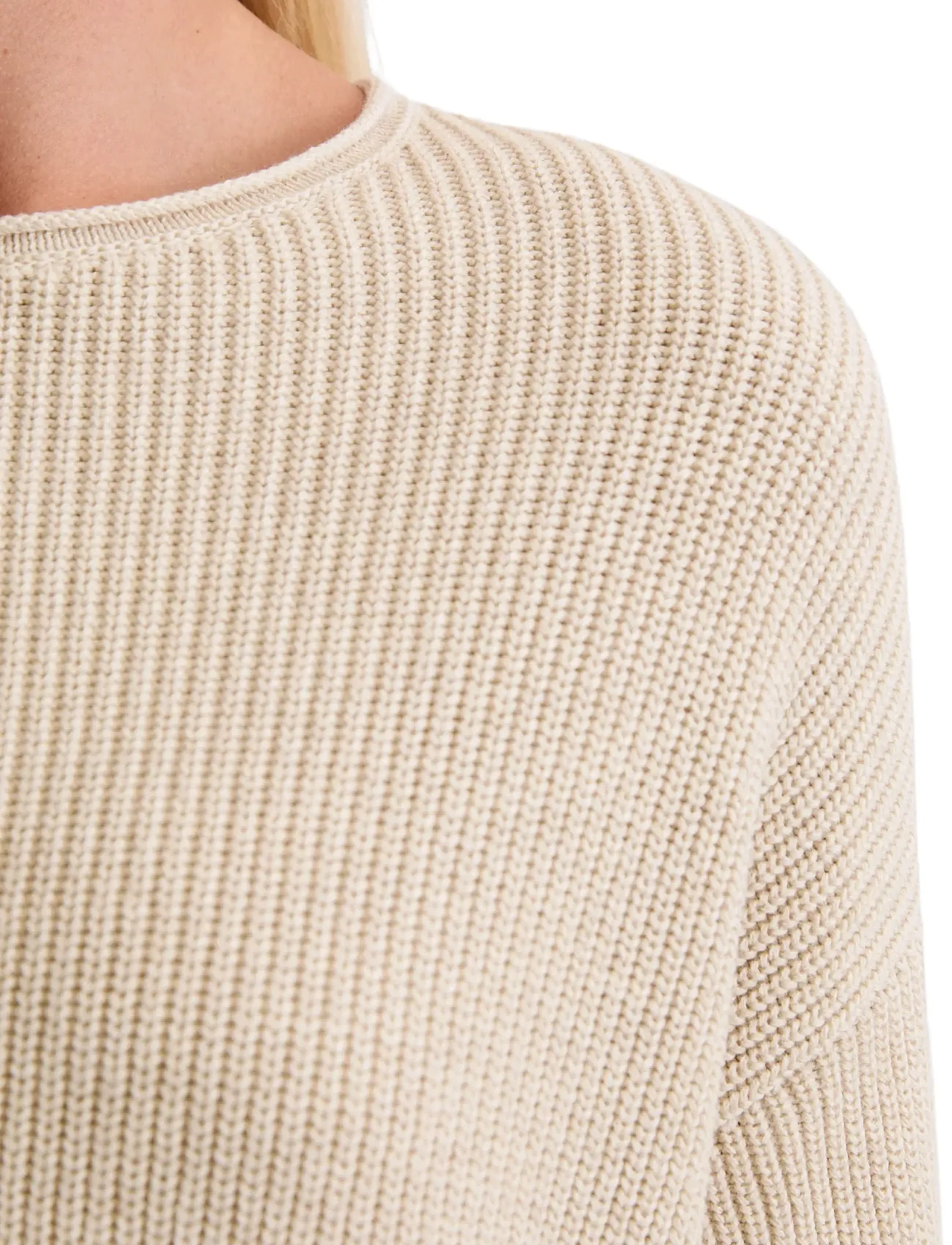 Marc O'Polo - PULLOVER LONG SLEEVE - sandy melange - 3