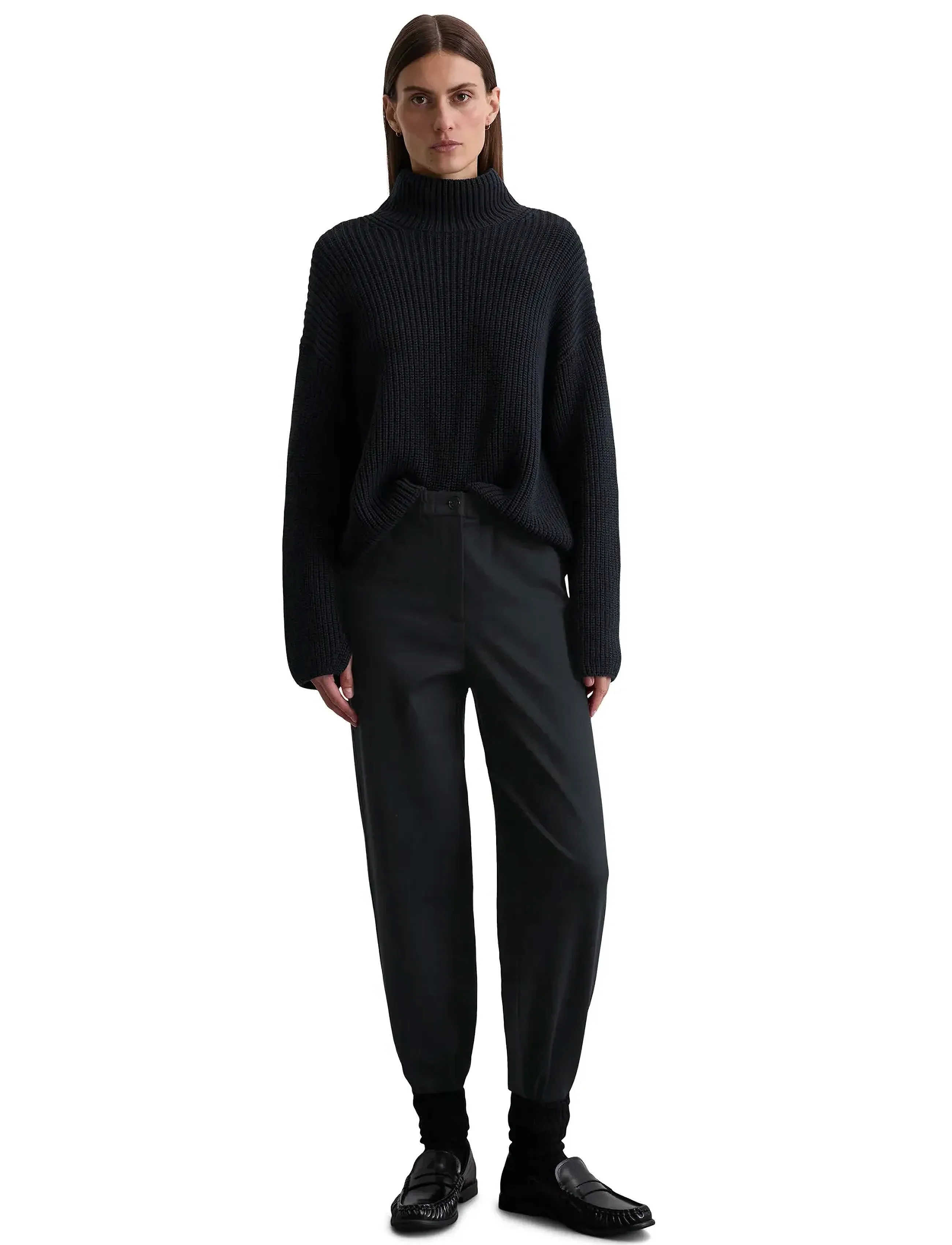 Marc O'Polo - PULLOVER LONG SLEEVE - deep night blue - 5