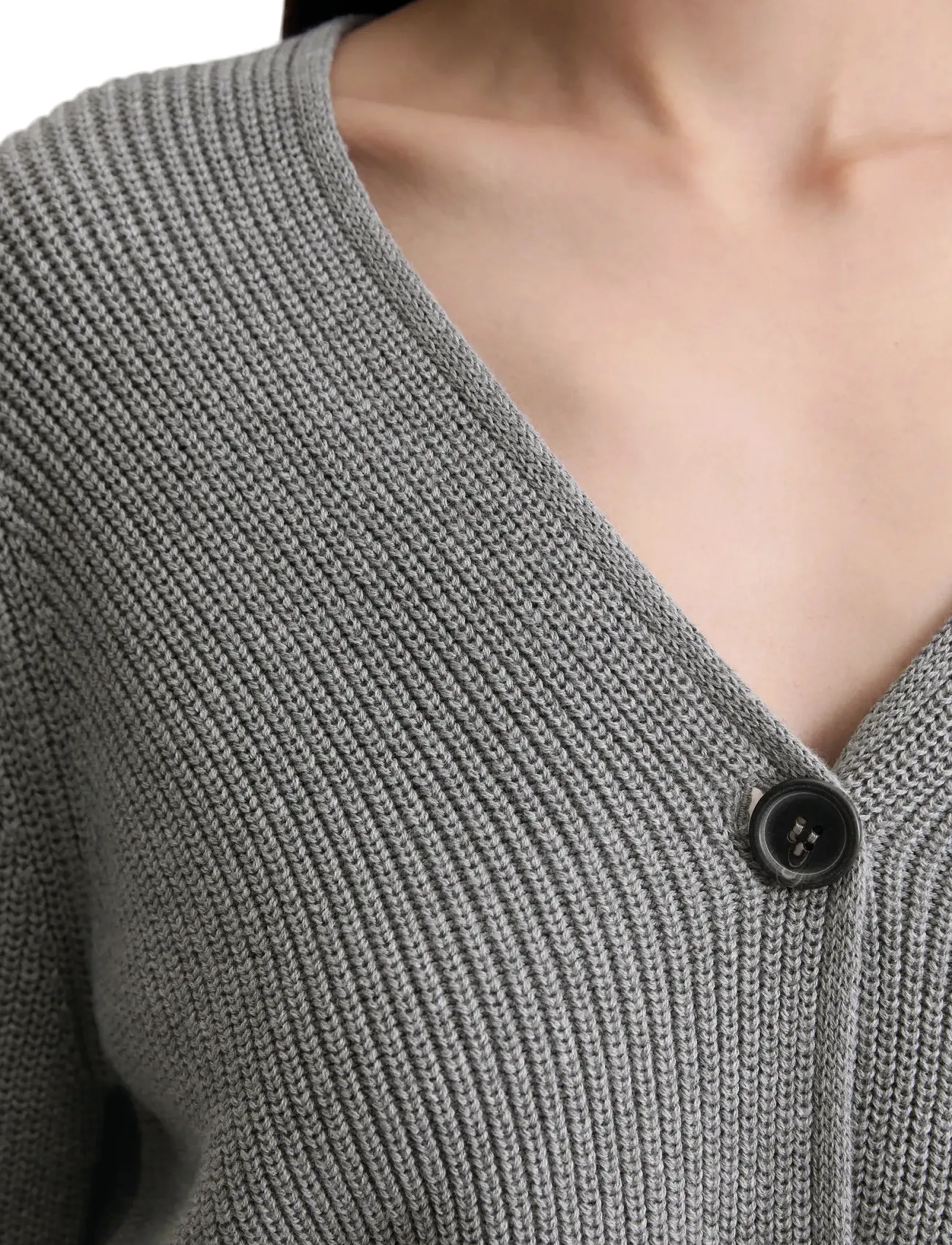 Marc O'Polo - CARDIGANS LONG SLEEVE - koftor - grey granite melange - 3