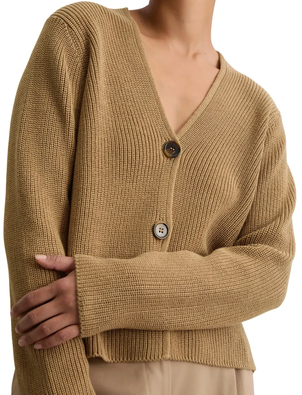 Marc O'Polo - CARDIGANS LONG SLEEVE - koftor - pure sand - 3