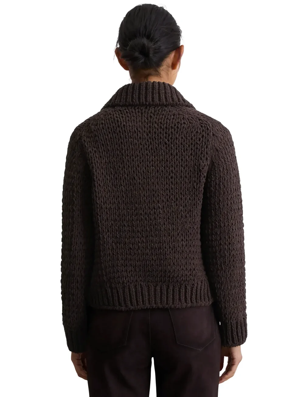 Marc O'Polo - CARDIGANS LONG SLEEVE - cardigans - dark coffee - 2