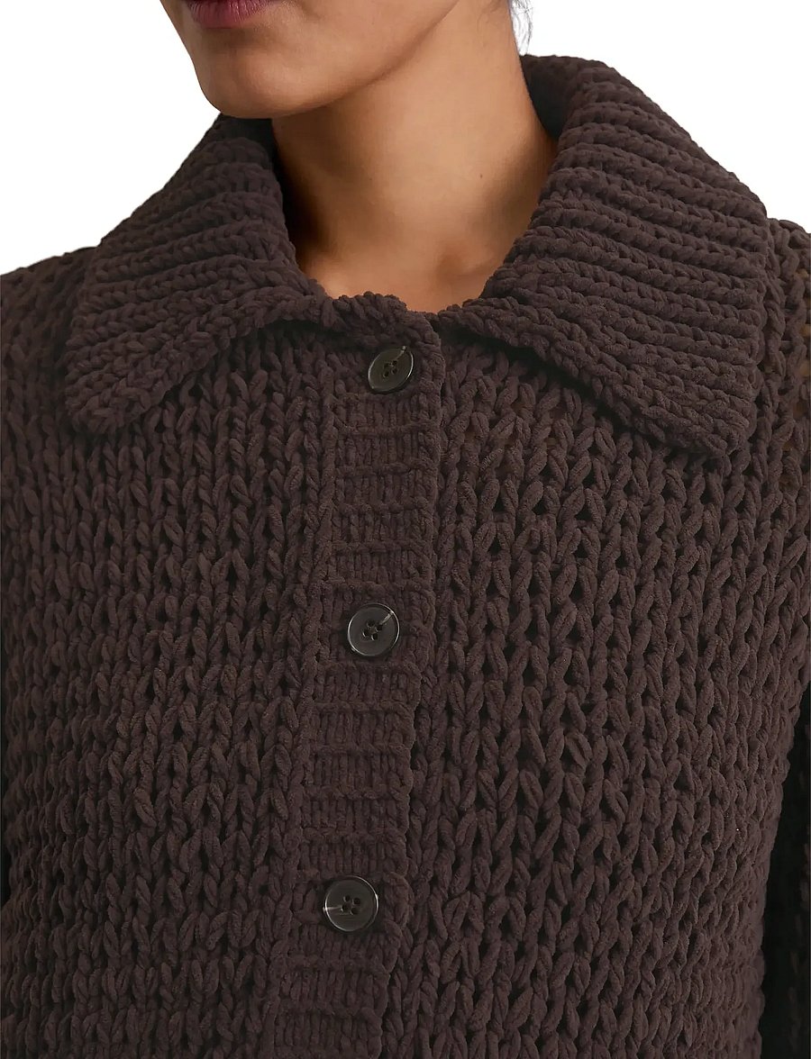 Marc O'Polo - CARDIGANS LONG SLEEVE - strickjacken - dark coffee - 3