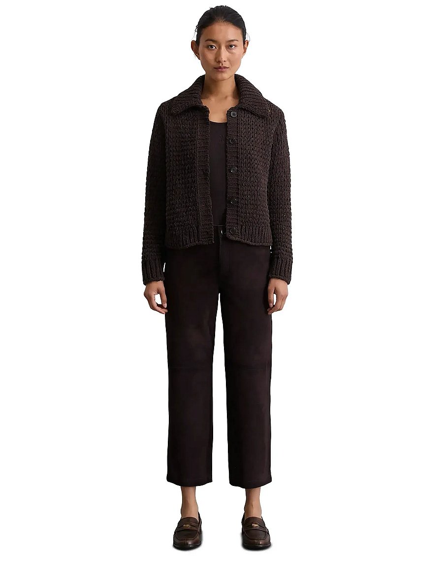 Marc O'Polo - CARDIGANS LONG SLEEVE - strickjacken - dark coffee - 5