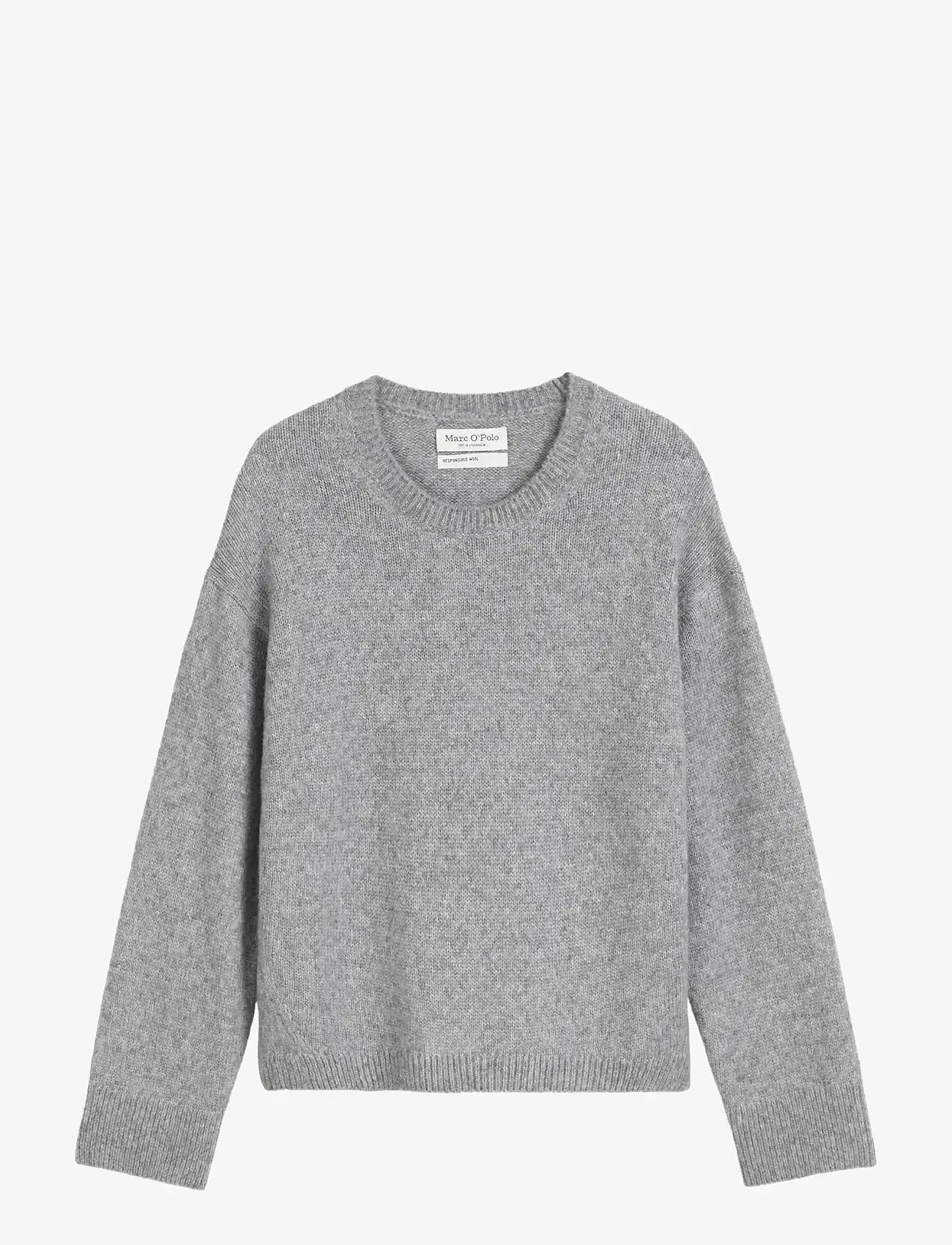 Marc O'Polo - PULLOVER LONG SLEEVE - sügisesed riided - grey granite melange - 0