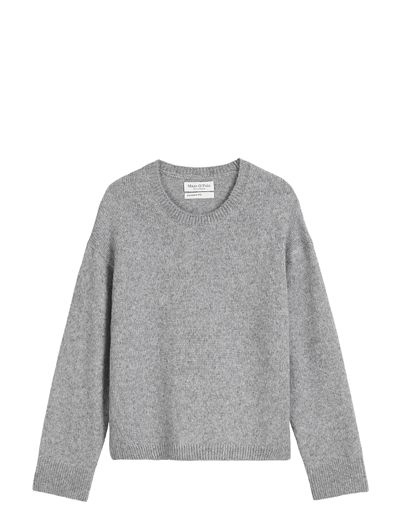 Marc O'Polo - PULLOVER LONG SLEEVE - striktrøjer - grey granite melange - 1