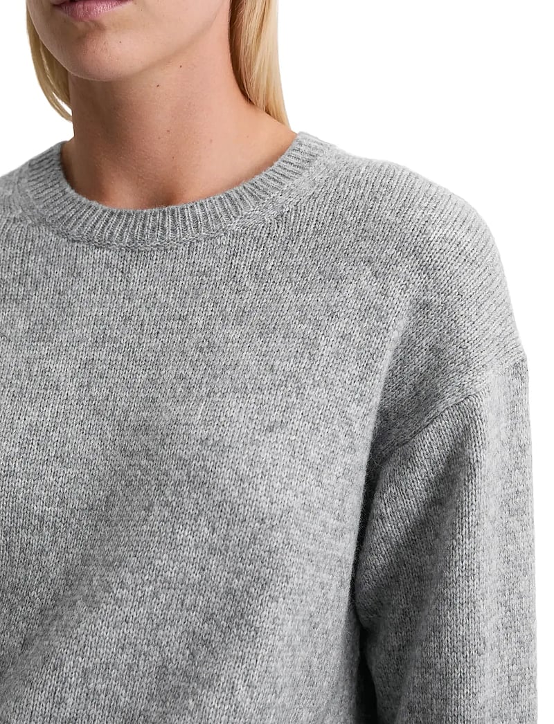 Marc O'Polo - PULLOVER LONG SLEEVE - striktrøjer - grey granite melange - 3
