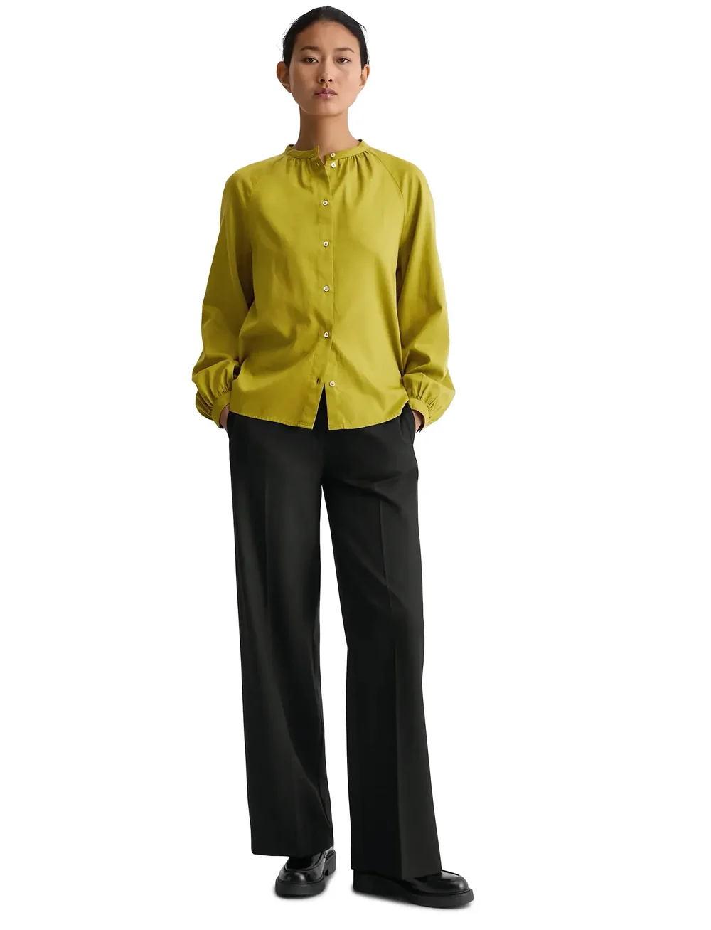 Marc O'Polo - SHIRTS/BLOUSES LONG SLEEVE - long-sleeved shirts - bright pea - 5