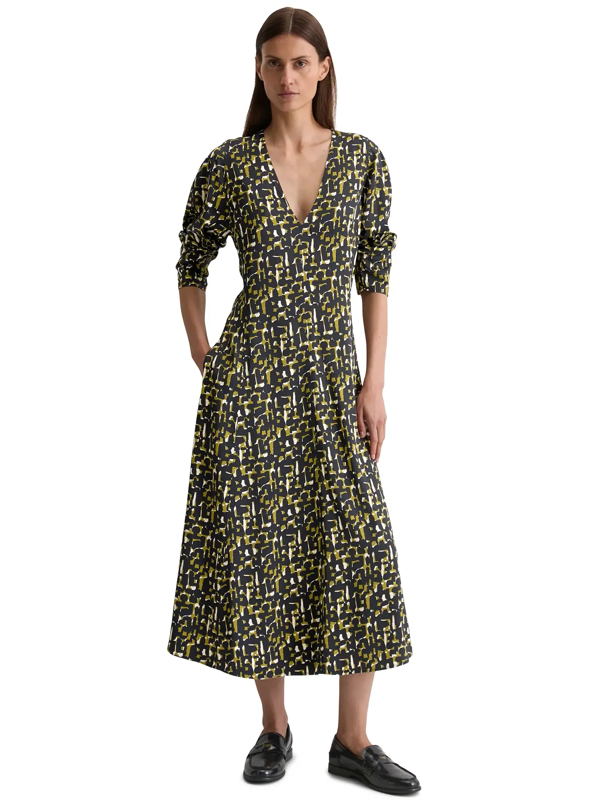 Marc O'Polo - WOVEN DRESSES - midiklänningar - multi - 5