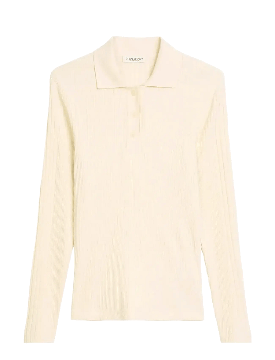 Marc O'Polo - POLOS LONG SLEEVE - chalky sand - 1