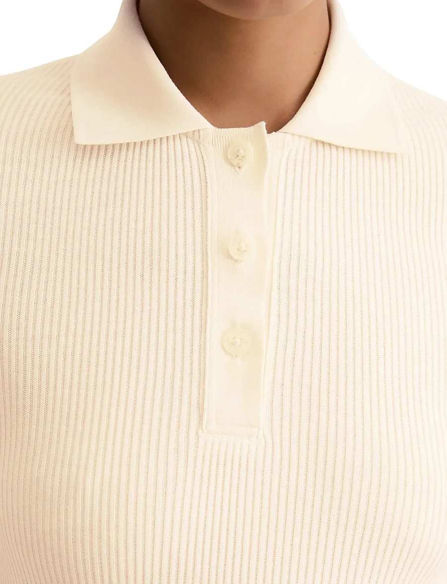 Marc O'Polo - POLOS LONG SLEEVE - chalky sand - 3