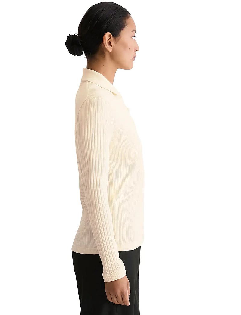 Marc O'Polo - POLOS LONG SLEEVE - striktrøjer - chalky sand - 4