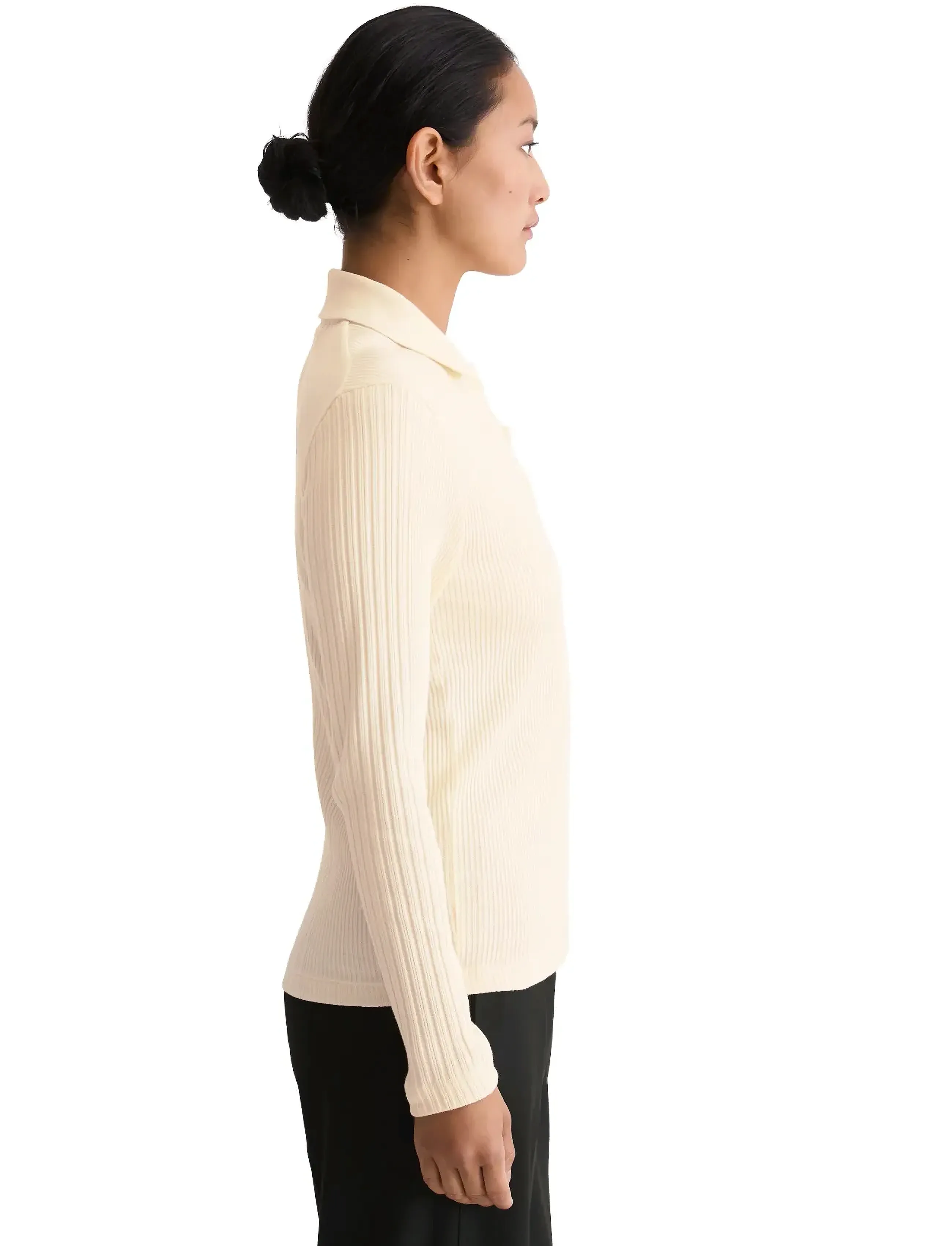 Marc O'Polo - POLOS LONG SLEEVE - chalky sand - 4