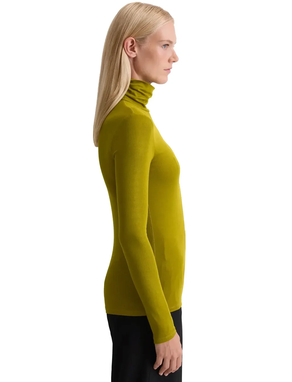 Marc O'Polo - T-SHIRTS LONG SLEEVE - langærmede toppe - bright pea - 4