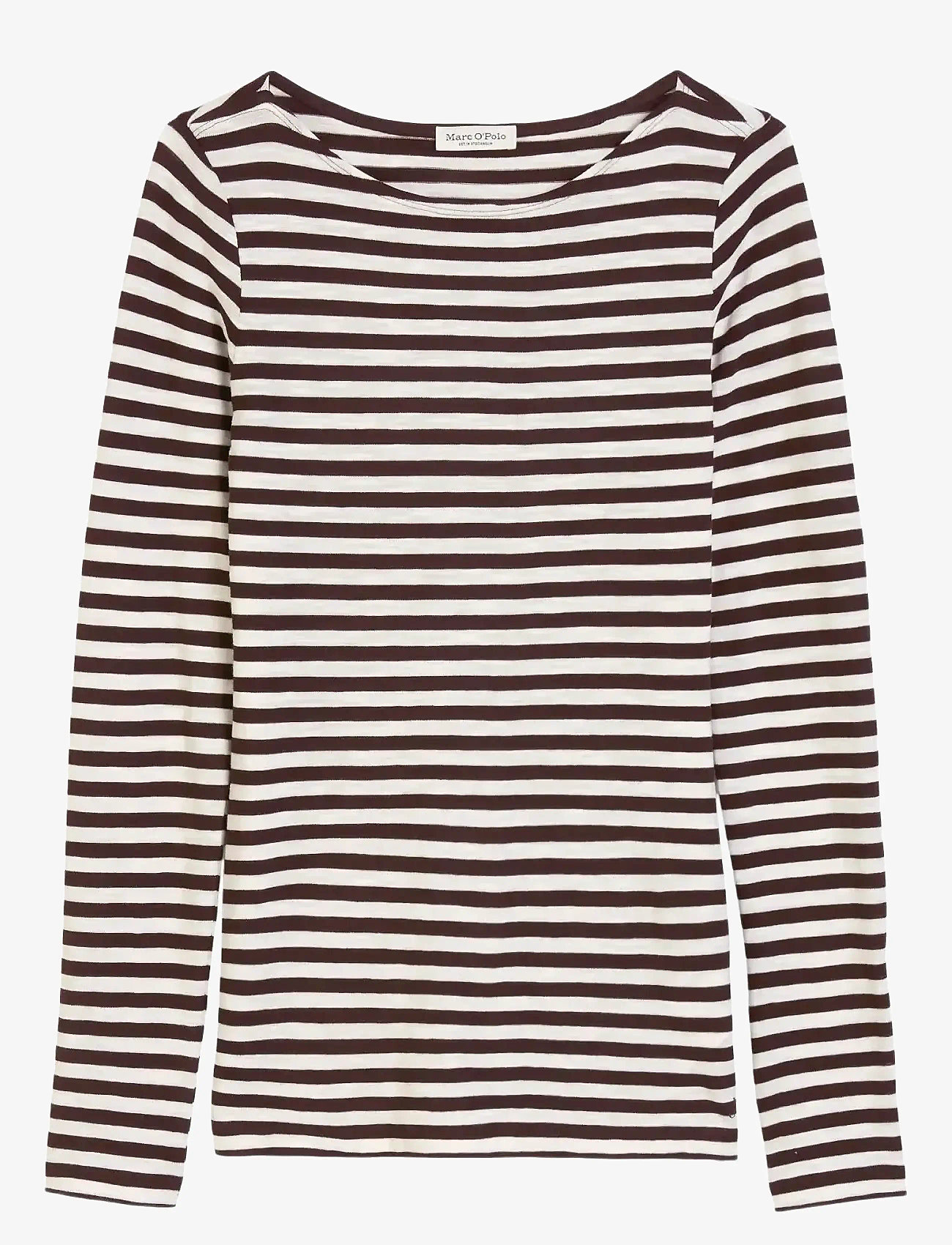 Marc O'Polo - T-SHIRTS LONG SLEEVE - langärmlige tops - multi/ black cherry - 1