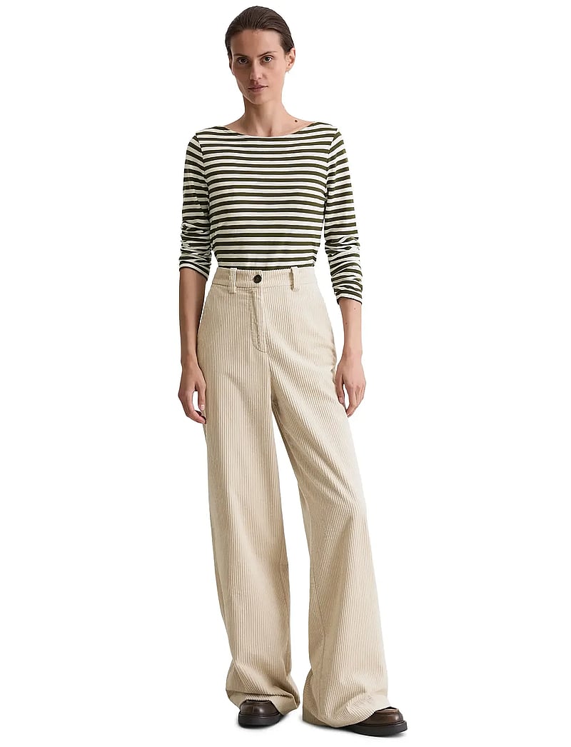 Marc O'Polo - T-SHIRTS LONG SLEEVE - långärmade toppar - multi/ mossy olive - 5