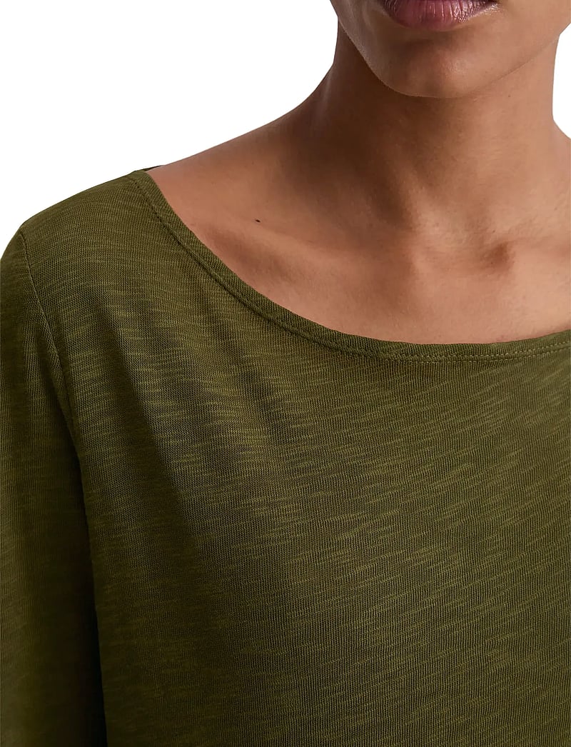 Marc O'Polo - T-SHIRTS LONG SLEEVE - langærmede toppe - mossy olive - 3