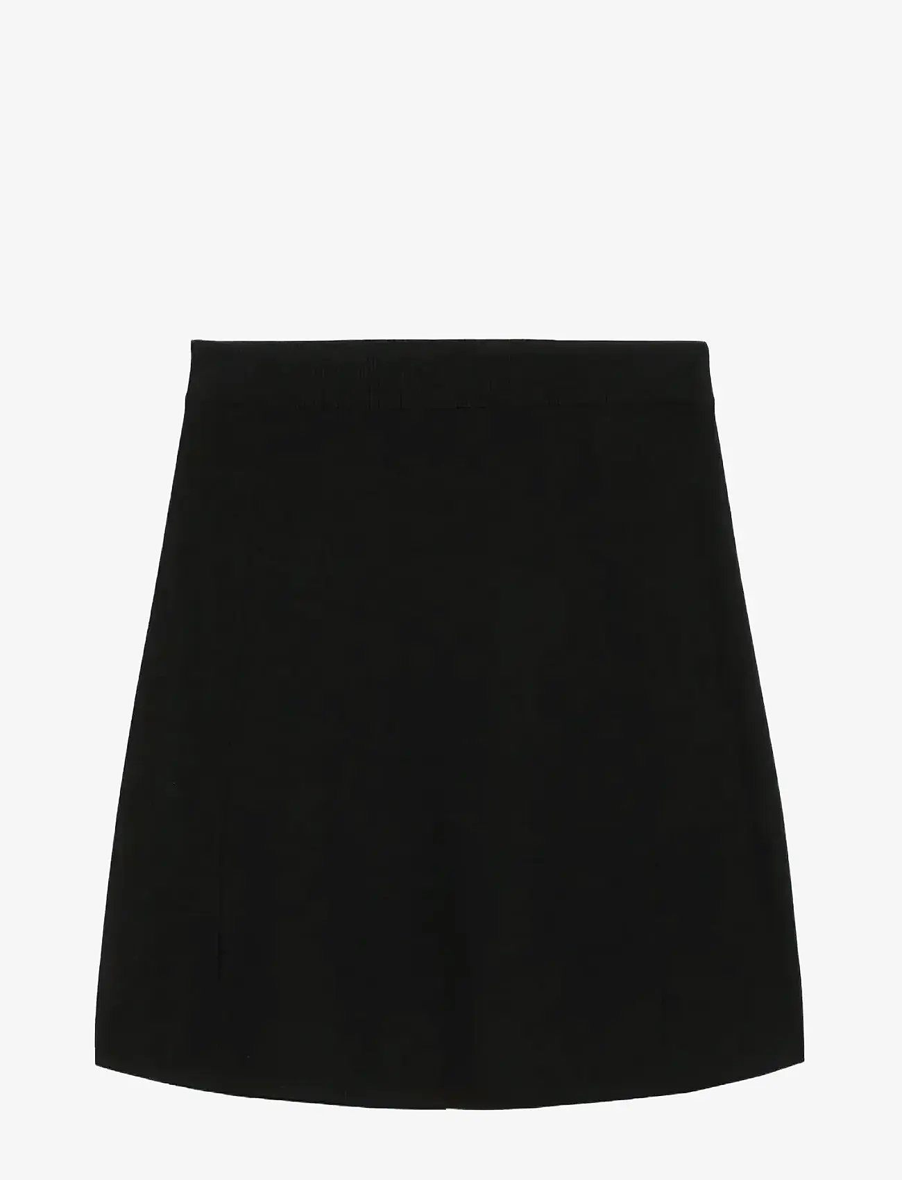 Marc O'Polo - HEAVY KNIT SKIRTS - korte nederdele - black - 1