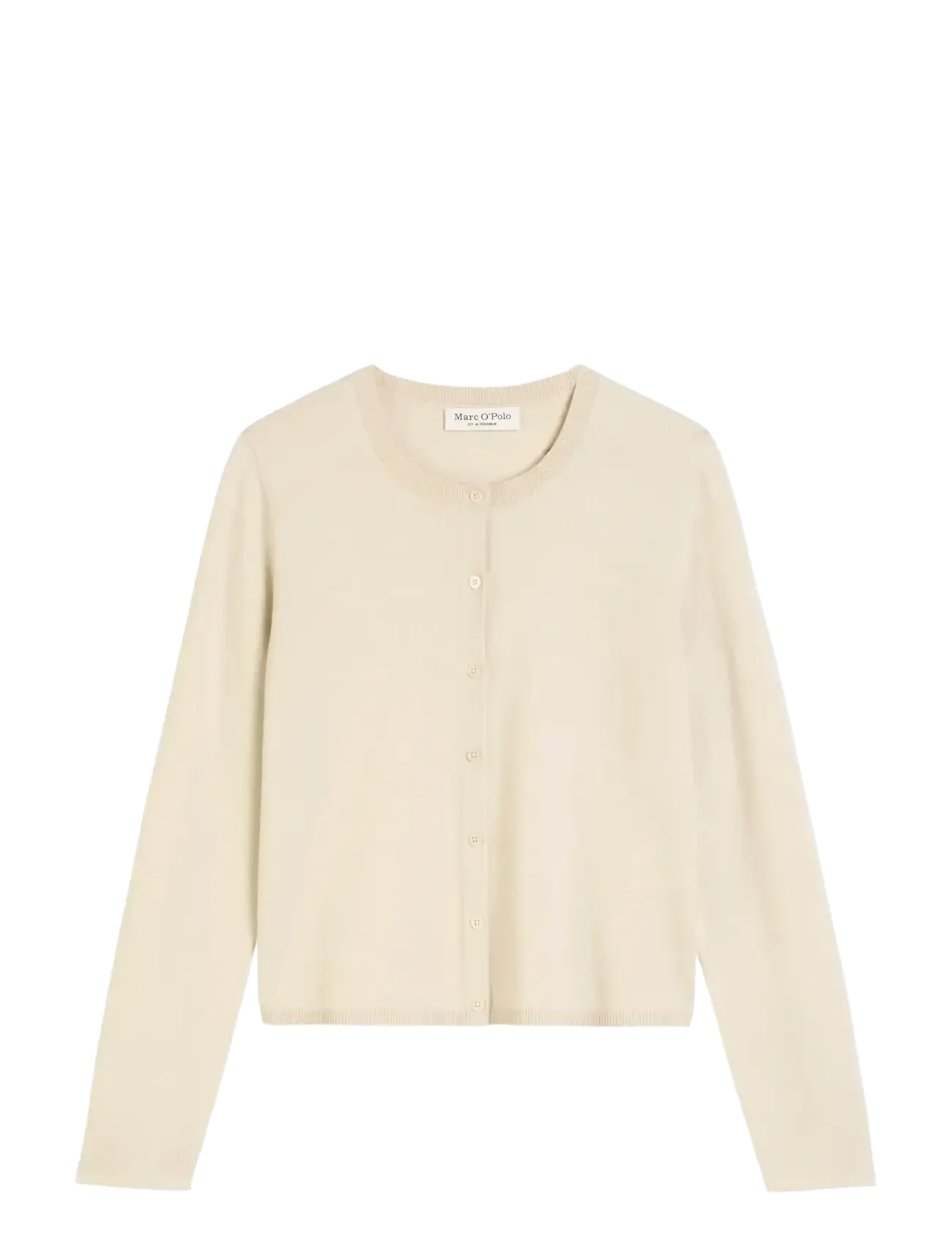 Marc O'Polo CARDIGANS LONG SLEEVE - Cardigans - NATURAL STONE / cream