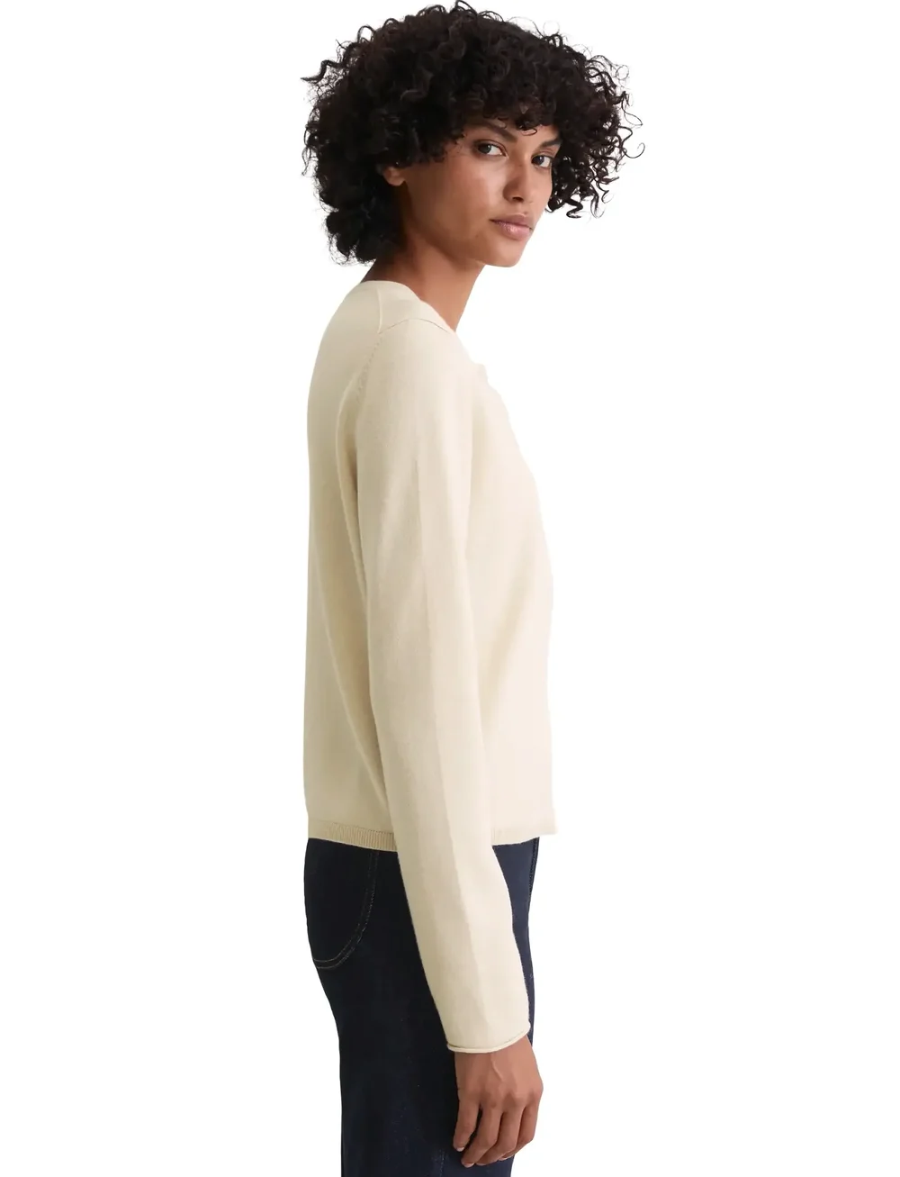 Marc O'Polo - CARDIGANS LONG SLEEVE - swetry rozpinane - natural stone - 4