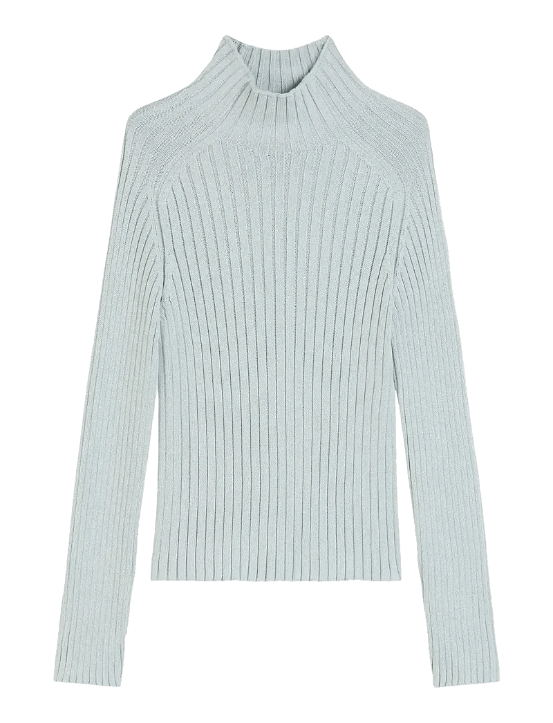 Marc O'Polo - PULLOVER LONG SLEEVE - striktrøjer - silvery blue - 1
