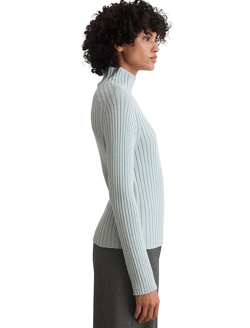 Marc O'Polo - PULLOVER LONG SLEEVE - stickade tröjor - silvery blue - 4