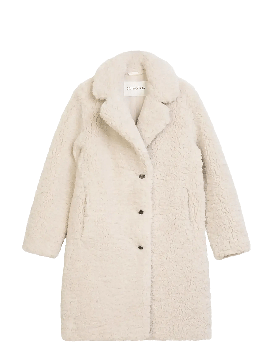 Marc O'Polo - WOVEN COATS - lange jassen - natural stone - 1