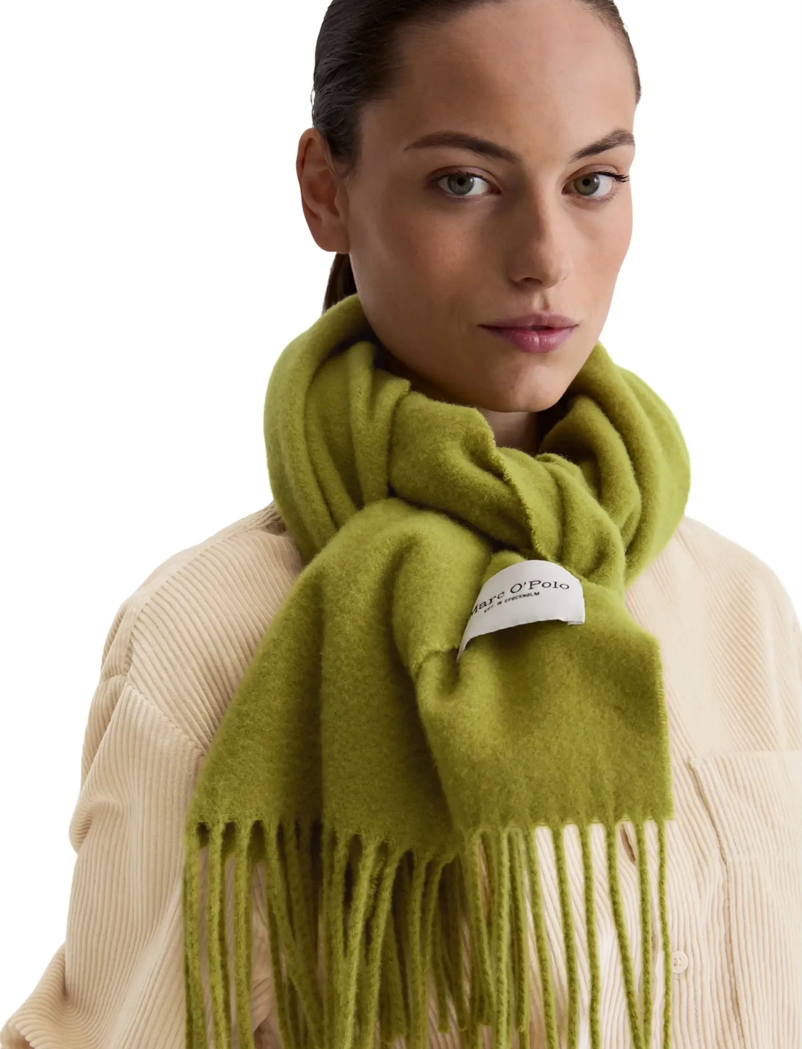 Marc O'Polo Scarves, One Size, Green, Tørklæder > Vintertørklæder, Dame