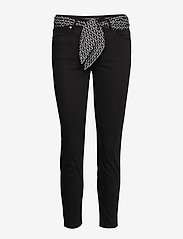 Marc O'Polo - WOVEN FIVE POCKETS - slim fit trousers - black - 0