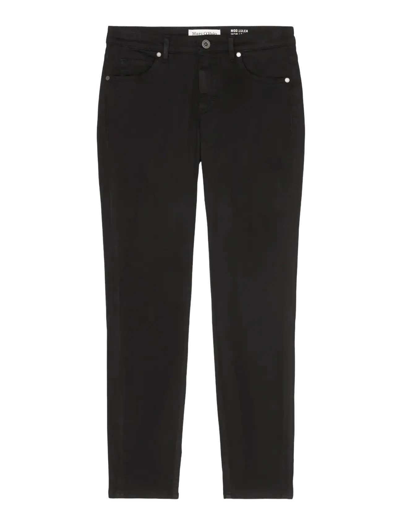 Marc O'Polo WOVEN FIVE POCKETS - Trousers - BLACK / black