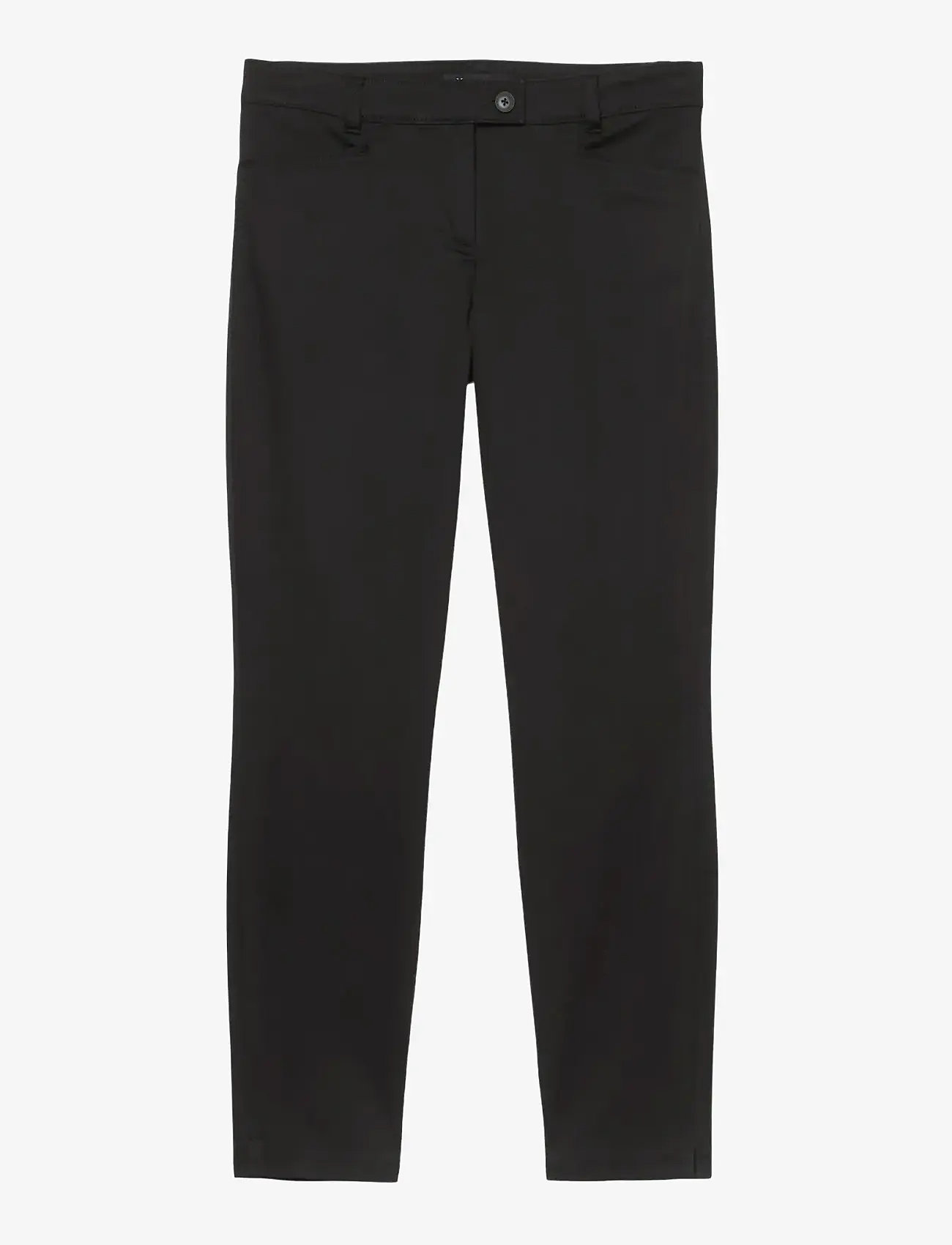 Marc O'Polo - WOVEN PANTS - slim fit-byxor - black - 1