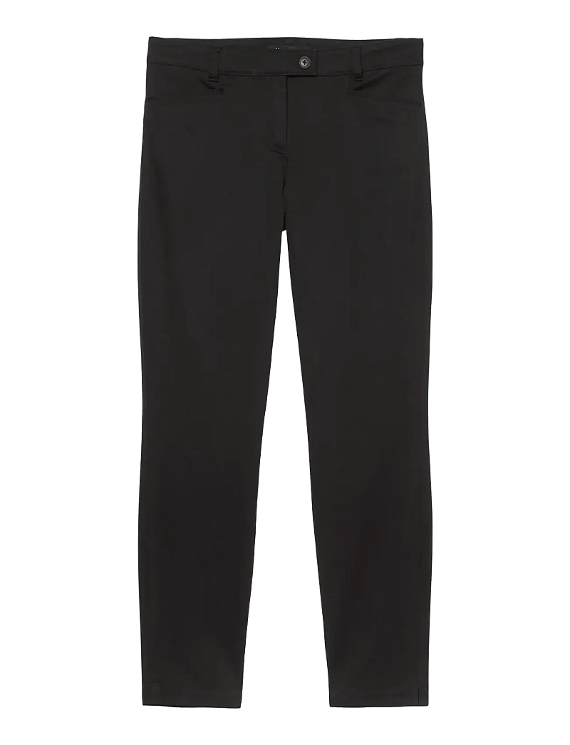 Marc O'Polo - WOVEN PANTS - slim fit-byxor - black - 1