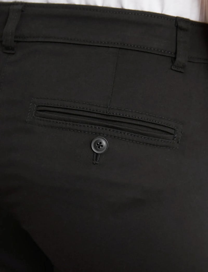 Marc O'Polo - WOVEN PANTS - slim fit-byxor - black - 3