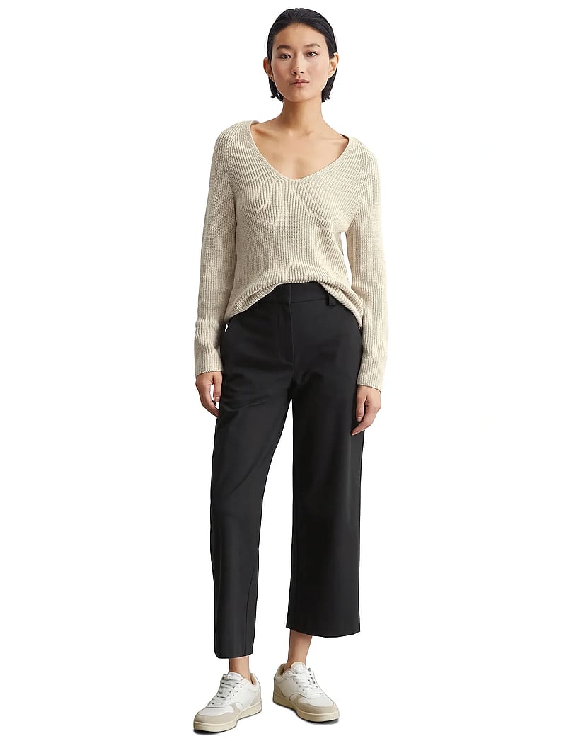 Marc O'Polo - PULLOVER LONG SLEEVE - stickade tröjor - sandy melange - 5