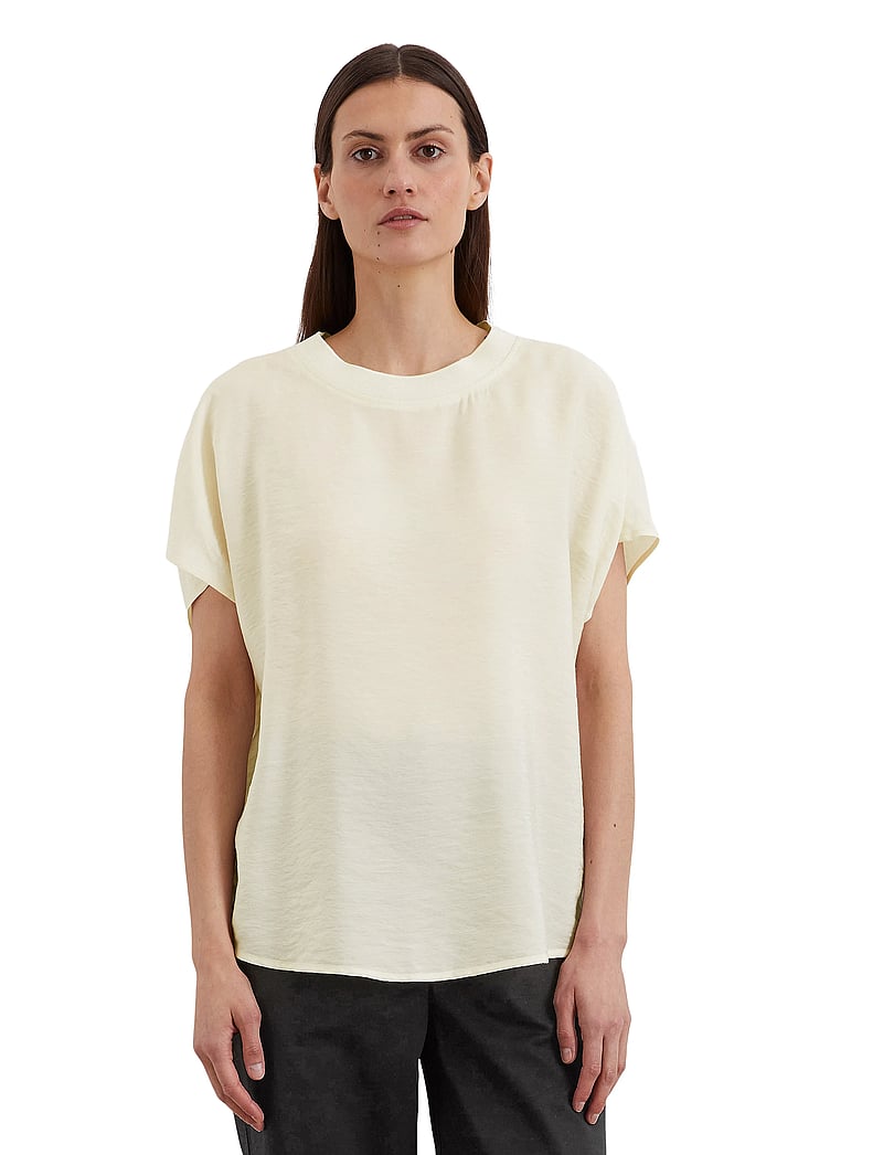 Marc O'Polo - SHIRTS/BLOUSES SHORT SLEEVE - t-shirts - natural cotton - 0