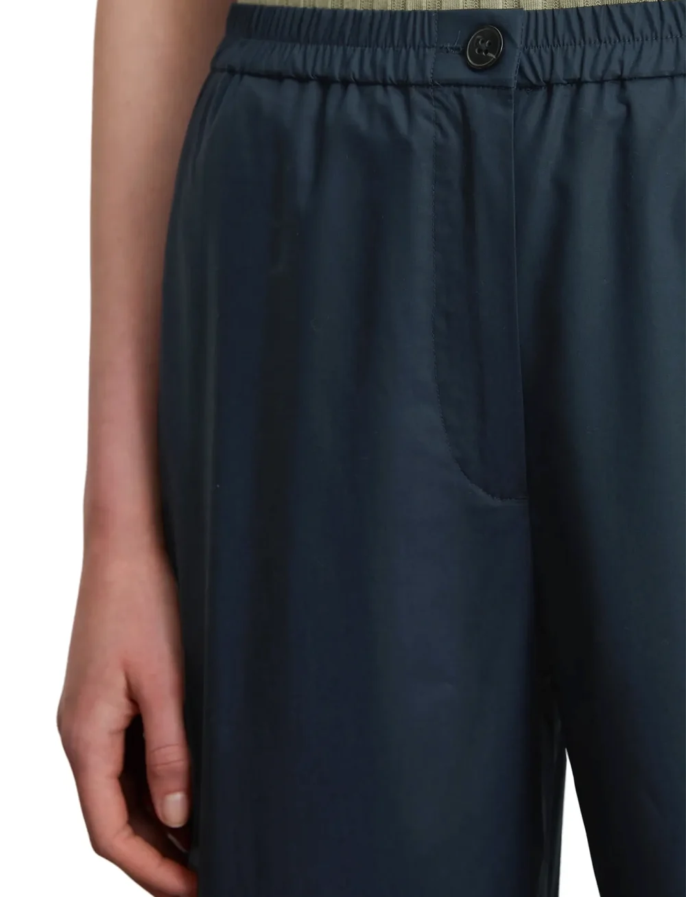 Marc O'Polo - WOVEN PANTS - vida byxor - deep blue sea - 3