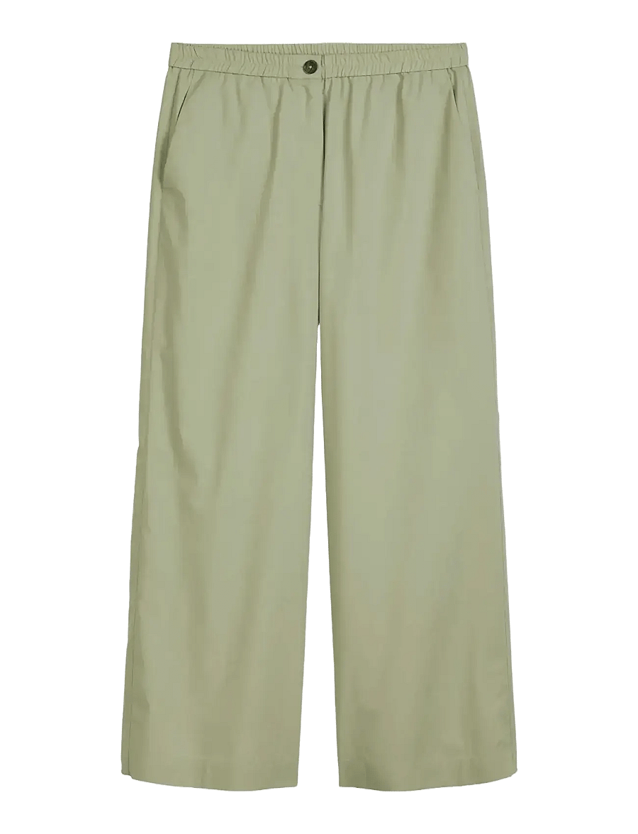 Marc O'Polo - WOVEN PANTS - vida byxor - smooth sage - 1